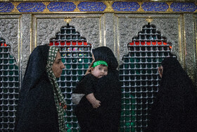 مراسم شیرخوارگان حسینی - حرم علی بن مهزیار اهوازی