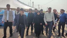 بازدید وزیر راه از مرز چذابه و روند خدمت‌رسانی به زائران اربعین