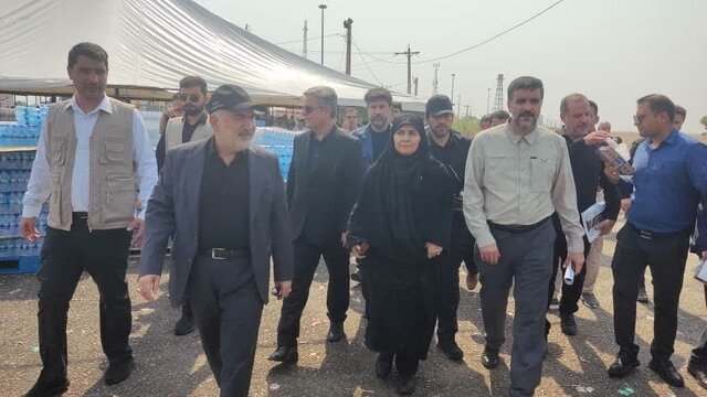 بازدید وزیر راه از مرز چذابه و روند خدمت‌رسانی به زائران اربعین