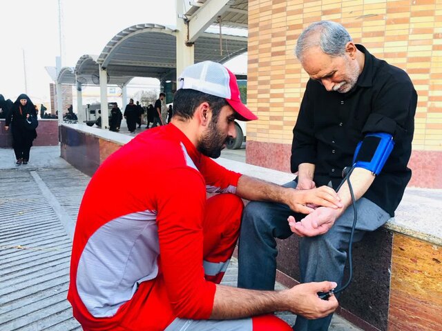 خدمت‌رسانی هلال احمر به بیش از ۳۱ هزار زائر در خوزستان