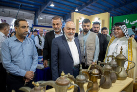 بازدید سید محمدرضا موالی‌زاده استاندار خوزستان از نمایشگاه هفته دولت 