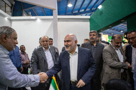 بازدید سید محمدرضا موالی‌زاده استاندار خوزستان از نمایشگاه هفته دولت 