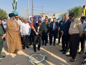 افتتاح فاز اول و کلنگ‌زنی فاز دوم پروژه بازسازی شبکه آب شرب آغاجاری