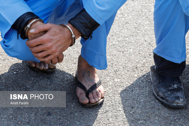 عکس از آرشیو بازداشت سارق مسلح فراری در شوش