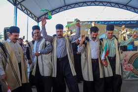 مراسم استقبال از مدال‌آوران خوزستانی تیم ملی کشتی فرنگی ایران در فرودگاه بین المللی شهید سلیمانی اهواز 