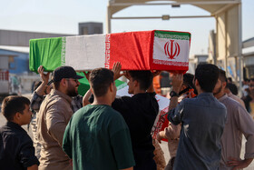 ورود پیکرهای مطهر ۴۴ شهید تازه تفحص‌شده به کشور از مرز شلمچه