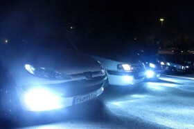 اجرای طرح برخورد با خودروهای دارای چراغ زنون در محورهای خوزستان