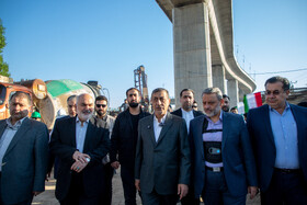 بازدید محمد جعفر قائم پناه معاون اجرایی رئیس جمهور از پروژه متروی اهواز