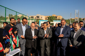 آیین افتتاح مدرسه پردیس ایران با حضور محمد جعفر قائم پناه معاون اجرایی رئیس جمهور در اهواز