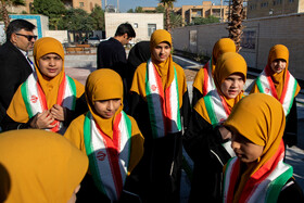 در حاشیه آیین افتتاح مدرسه پردیس ایران با حضور محمد جعفر قائم پناه معاون اجرایی رئیس جمهور در اهواز