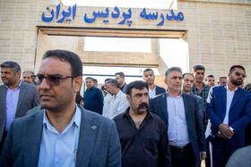 در حاشیه آیین افتتاح مدرسه پردیس ایران با حضور محمد جعفر قائم پناه معاون اجرایی رئیس جمهور در اهواز