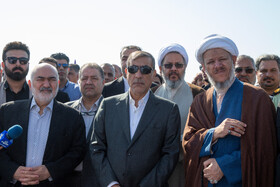 بازدید محمد جعفر قائم پناه معاون اجرایی رئیس جمهور از پل عنافچه در شهرستان باوی