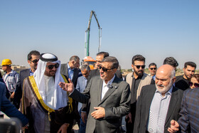 بازدید محمد جعفر قائم پناه معاون اجرایی رئیس جمهور از پل عنافچه در شهرستان باوی