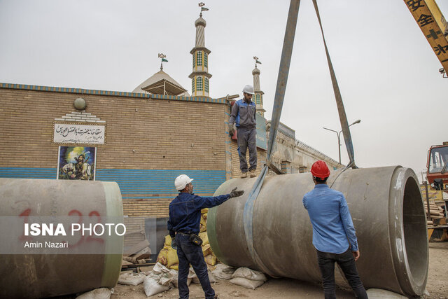 بازدید معاون اجرایی رئیس جمهور از پروژه جامع فاضلاب اهواز 