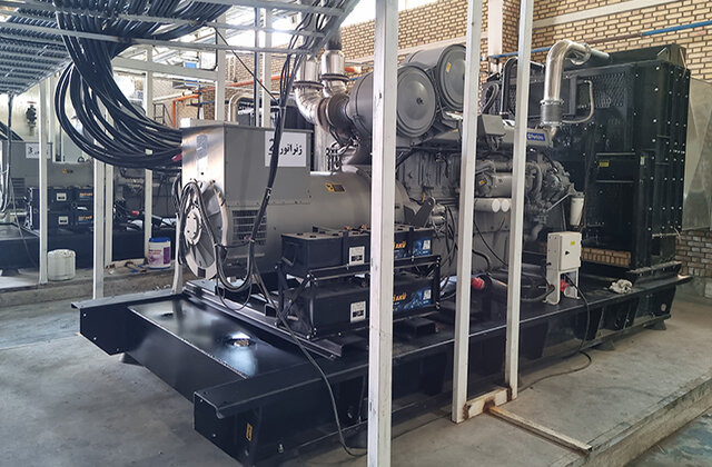 عکس تزیینی نیروگاه دیزل ژنراتور شرکت نیشکر دهخدا افتتاح شد