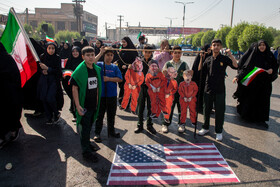 راهپیمایی گرامیداشت روز ۱۳ آبان - اهواز