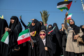 راهپیمایی گرامیداشت روز ۱۳ آبان - اهواز