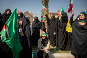 راهپیمایی گرامیداشت روز ۱۳ آبان - اهواز