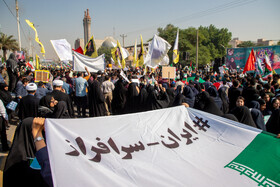 راهپیمایی گرامیداشت روز ۱۳ آبان - اهواز