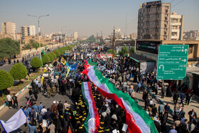 راهپیمایی گرامیداشت روز ۱۳ آبان - اهواز