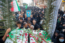 مراسم تشییع پیکرهای ۸ شهید گمنام - اهواز
