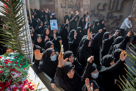 مراسم تشییع پیکرهای ۸ شهید گمنام - اهواز
