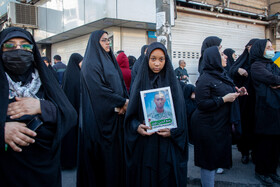 مراسم تشییع پیکرهای ۸ شهید گمنام - اهواز
