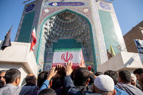 مراسم تشییع پیکرهای ۸ شهید گمنام - اهواز
