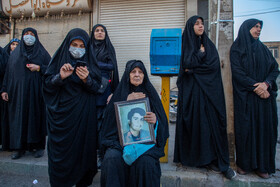 مراسم تشییع پیکرهای ۸ شهید گمنام - اهواز
