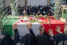 مراسم تشییع پیکرهای ۸ شهید گمنام - اهواز
