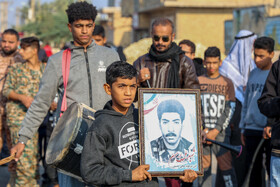 مراسم تشییع شهید گمنام - اروندکنار