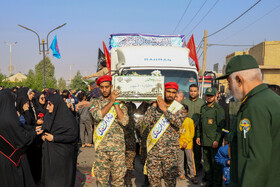 مراسم تشییع شهید گمنام - اروندکنار