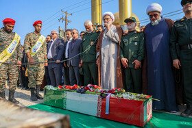 مراسم تشییع شهید گمنام - اروندکنار