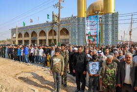 مراسم تشییع شهید گمنام - اروندکنار