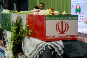 مراسم تشییع شهید گمنام - اروندکنار