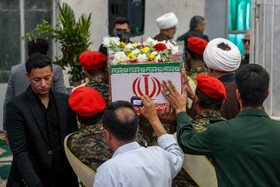 مراسم تشییع شهید گمنام - اروندکنار