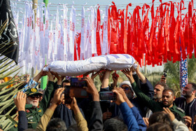 مراسم تشییع شهید گمنام - اروندکنار