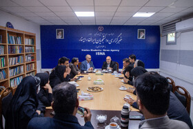 حضور استاندار خوزستان در ایسنا