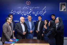 حضور استاندار خوزستان در ایسنا