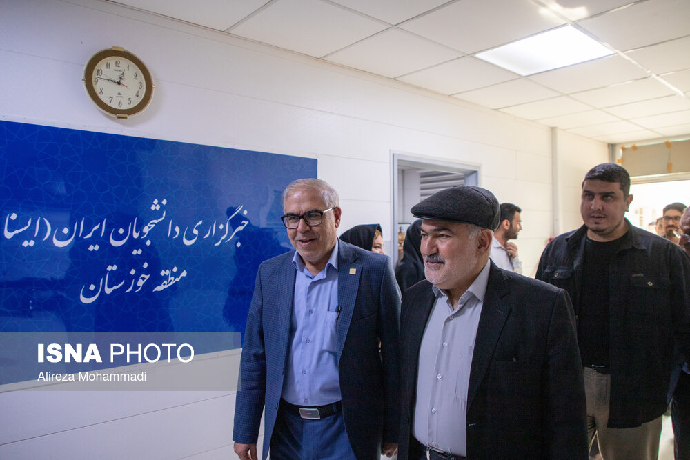 حضور استاندار خوزستان در ایسنا
