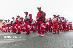 آماده‌باش تیم‌های عملیاتی هلال احمر خوزستان در پی هشدار بارندگی