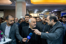 بازدید سید محمدرضا موالی زاده استاندار خوزستان از نمایشگاه هفته پژوهش و فناوری در دانشگاه شهید چمران اهواز