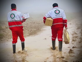 آماده‌باش تیم‌های عملیاتی هلال احمر در پی هشدار برف و کولاک در خوزستان