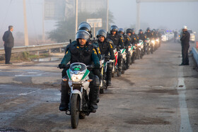 رزمایش ترافیکی ـ انتظامی طرح زمستان ۱۴۰۴