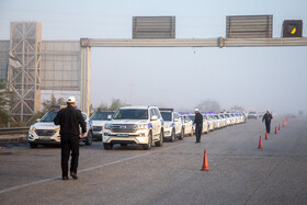 رزمایش ترافیکی ـ انتظامی طرح زمستان ۱۴۰۴