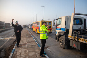 رزمایش ترافیکی ـ انتظامی طرح زمستان ۱۴۰۴