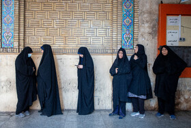 در حاشیه مراسم تشییع آیت الله شفیعی در اهواز
