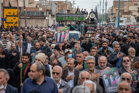 مراسم تشییع آیت الله شفیعی در اهواز