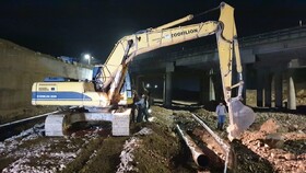 احیای خط اصلی آبرسانی شهر ایذه در عملیاتی ۱۸ ساعته