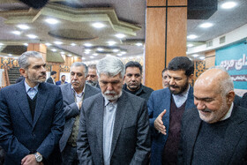 بازدید وزیر فرهنگ و ارشاد اسلامی از تالار صدای مردم در استانداری خوزستان